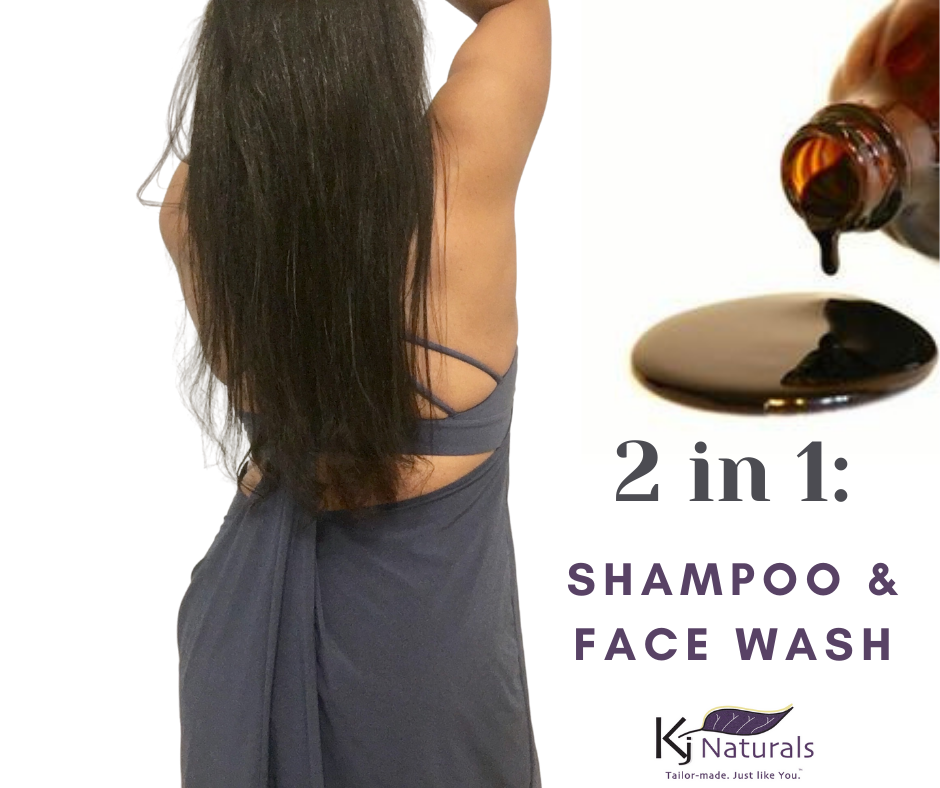 Liquid African Black Soap: Face wash & Shampoo
