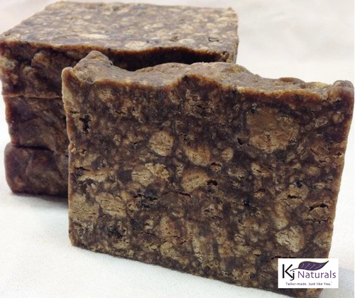 Raw African Black Soap Bar