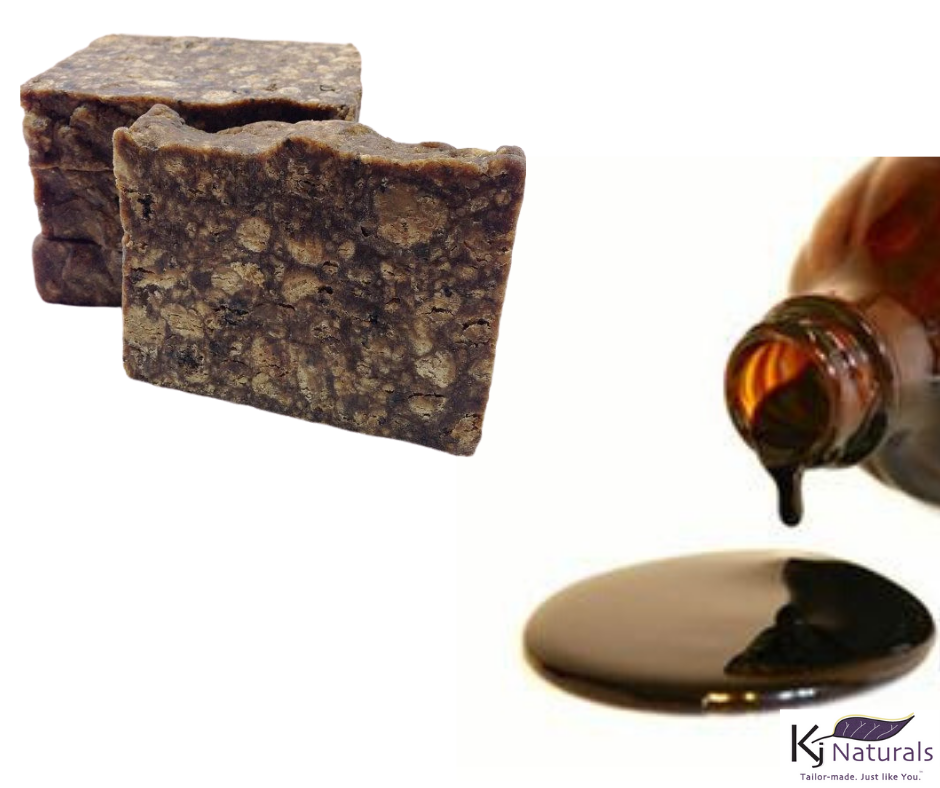 Liquid African Black Soap: Face wash & Shampoo