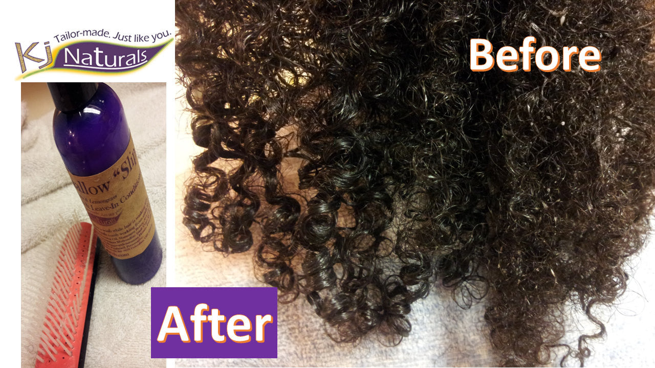 Marshmallow detangler & leave-in conditioner for curly, kinky and coily hair. pH balanced definition and shine