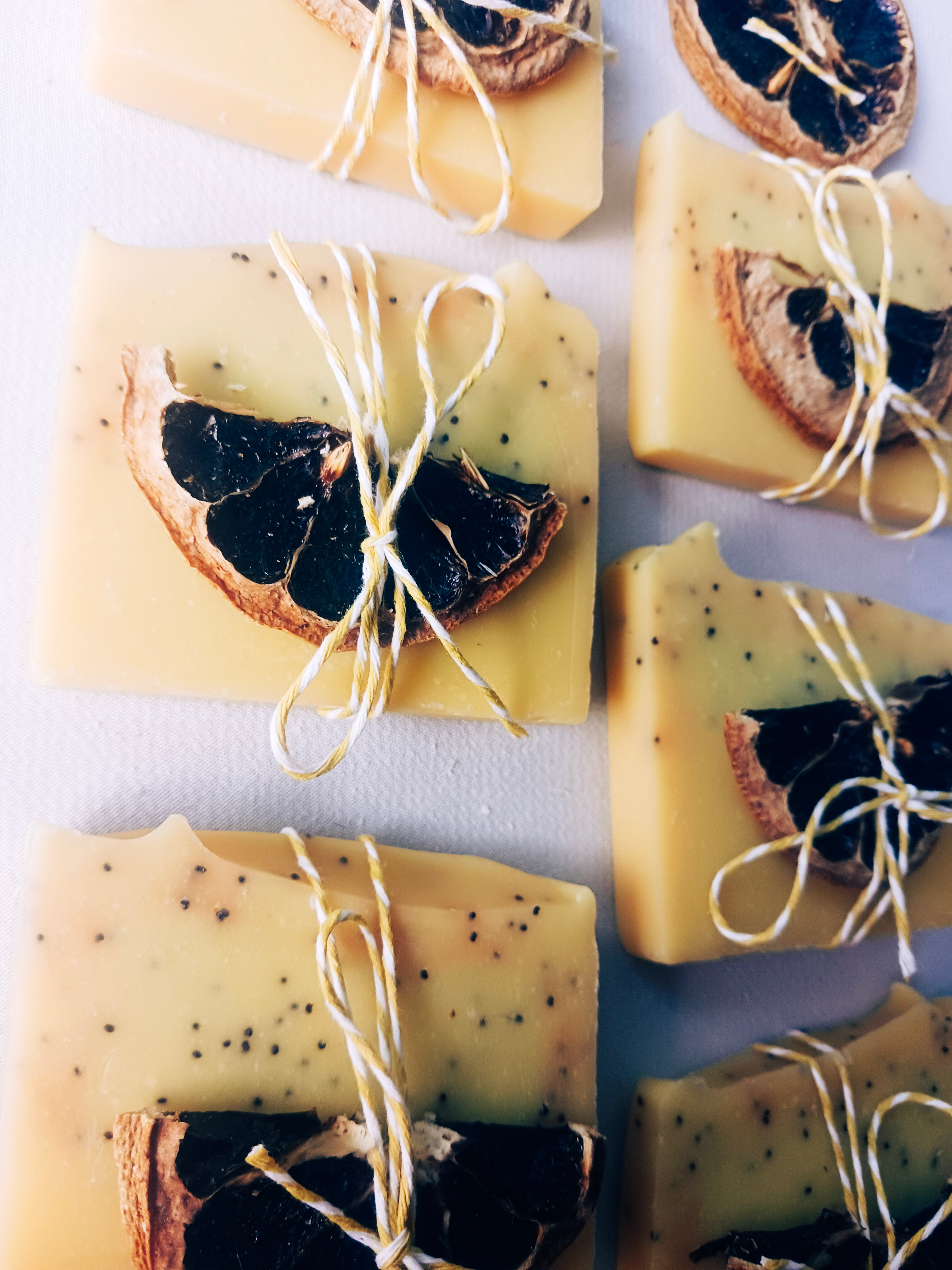 50, 75 or 100 Lemon Soap Party Favors for Baby or Bridal Shower: Bulk ...
