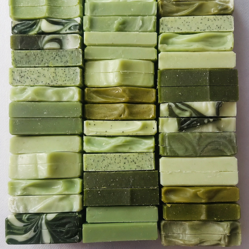 Sage & Green Bulk Handmade Soap Favors (50–100 Bars)