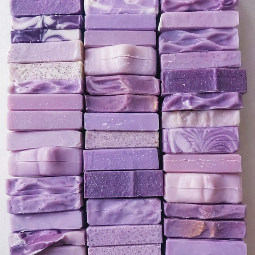 Lavender Bulk Handmade Soap Favors (50–100 Bars)