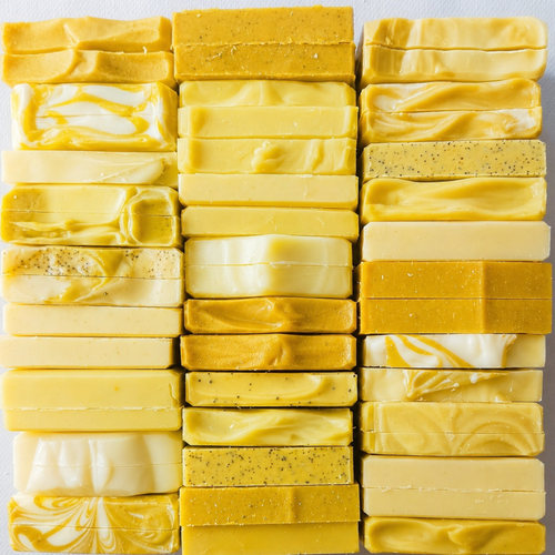 Citrus Sunshine Bulk Handmade Soap Favors (50–100 Bars)
