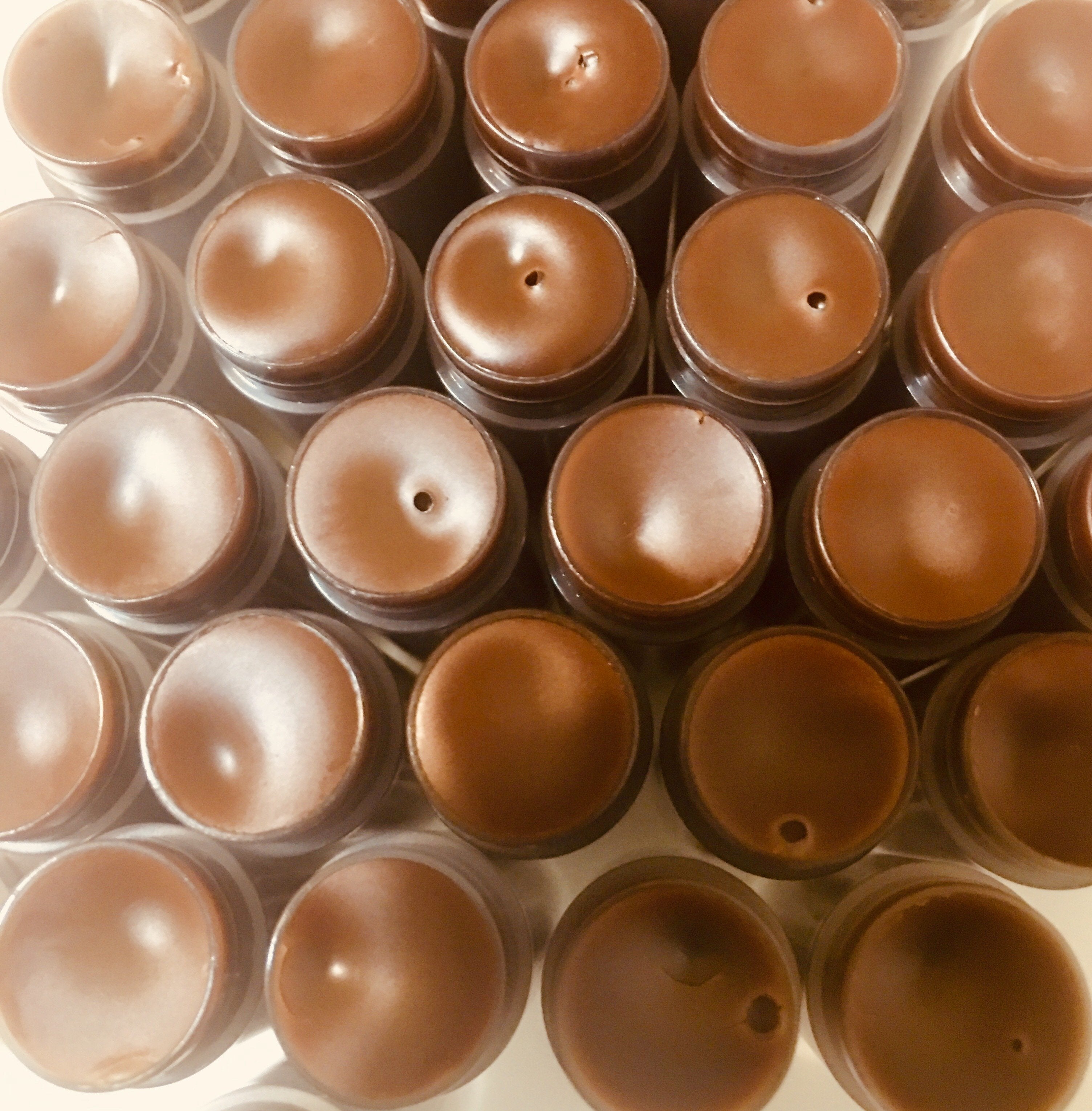 (12) Wholesale Chocolate Lip Butter: Suggested Retail Price $6-$10 each