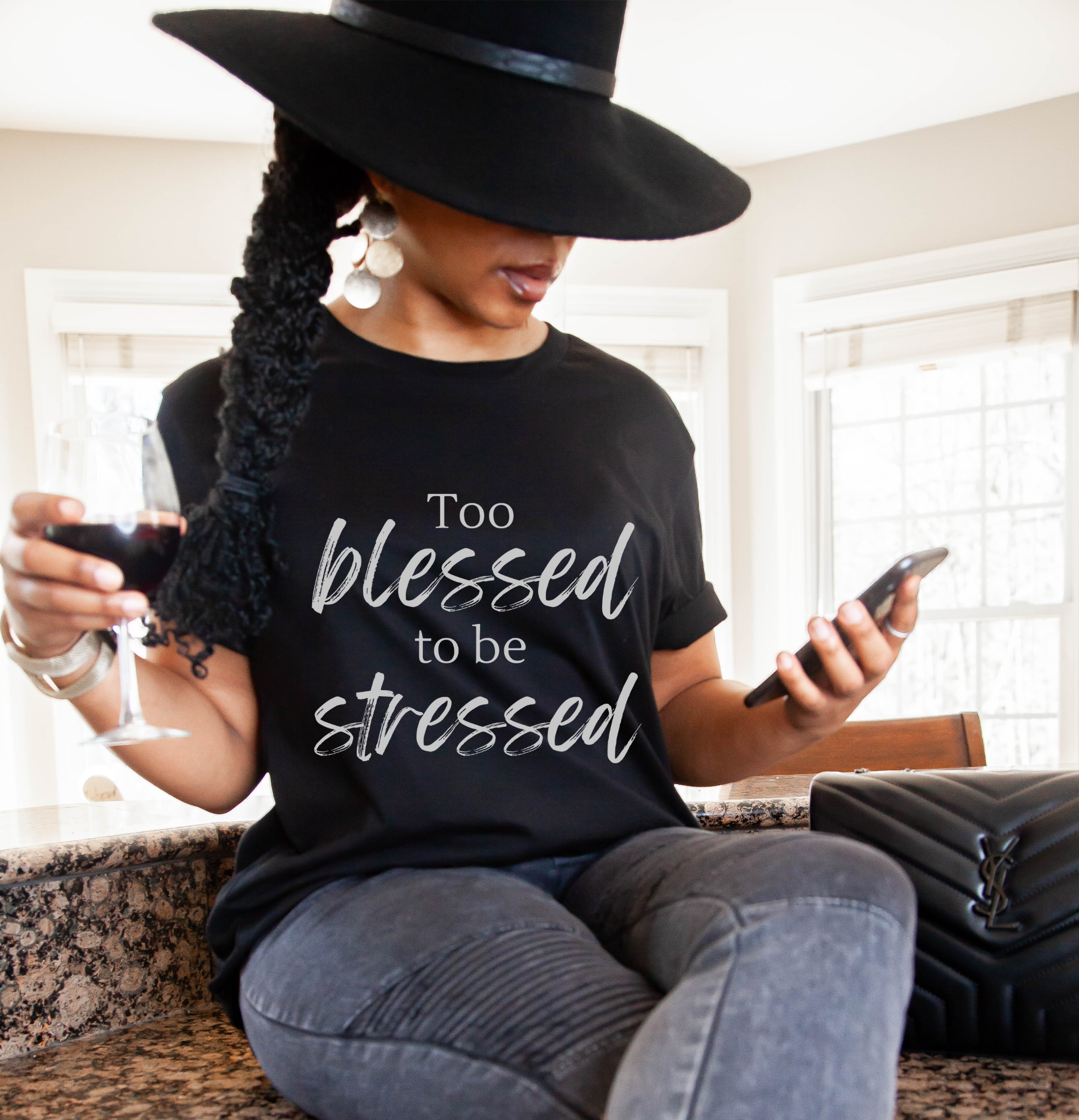 Too blessed to be stressed- Unisex